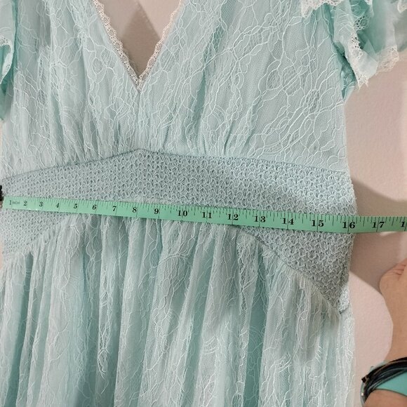 Alice and Olivia Gown Powder Blue NWT MSRP $595 - Picture 12 of 12